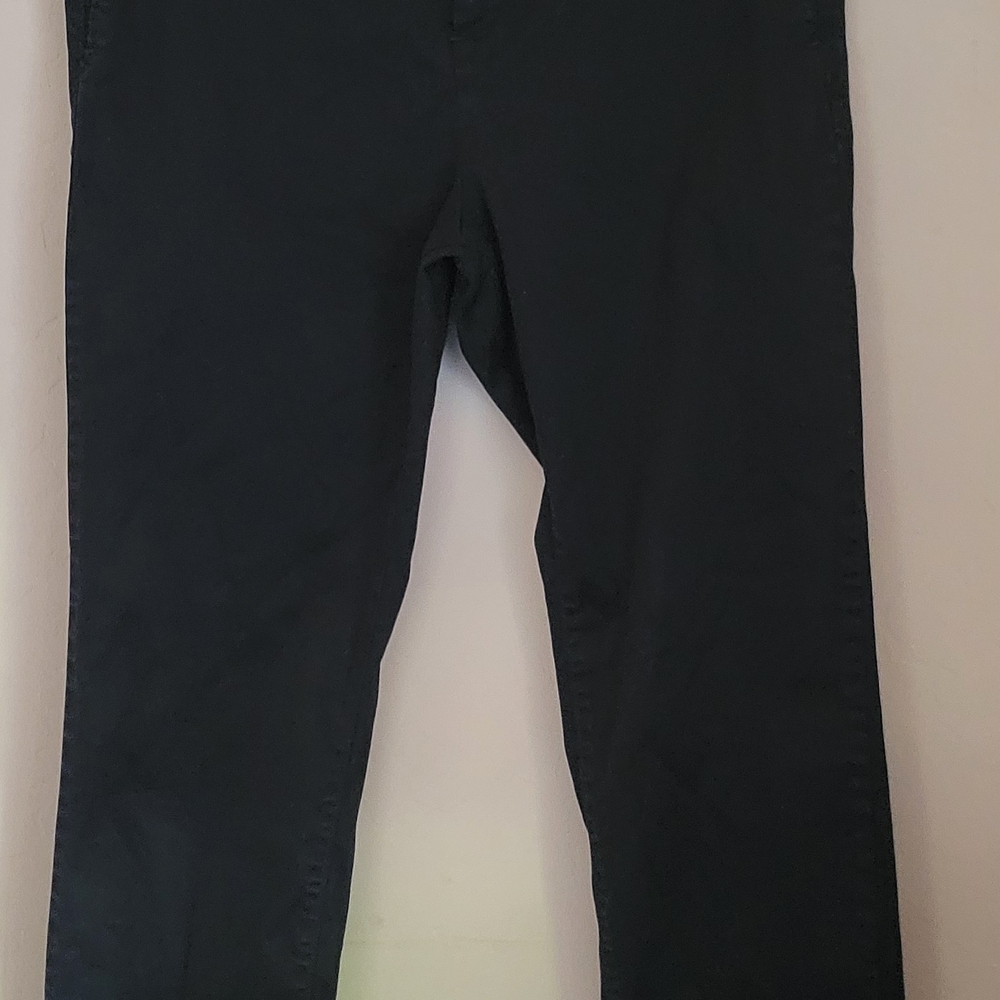 Nautica Jeans Company Women's White Black Tencel Ankle Trouser Pants Size 4/27